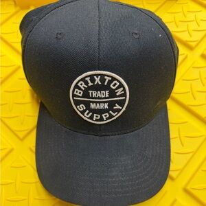 Brixton Black Patch Logo Cap